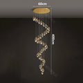 Meteorite Crystal LED Chandelier