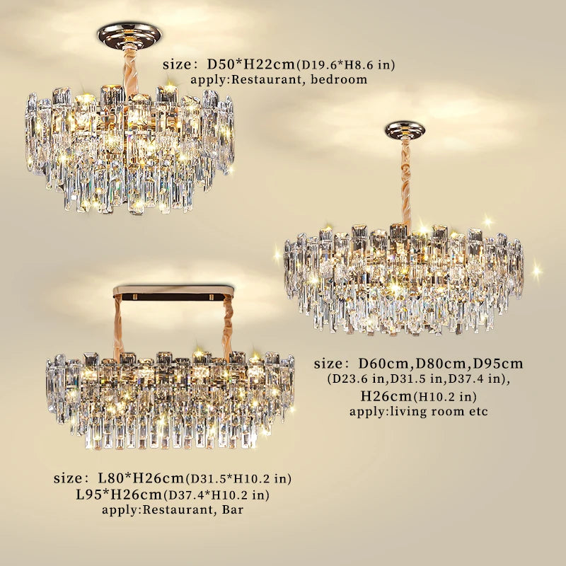 Loft Crystal Pendant Chandelier - alternate view