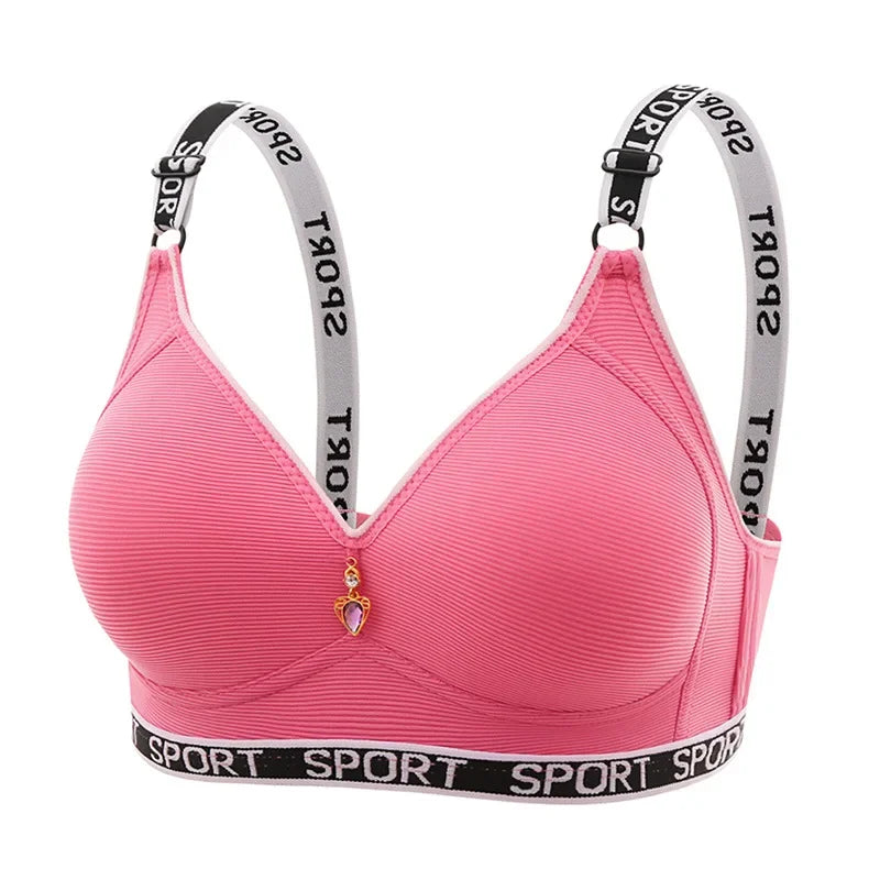 Wire-Free Supportive Back-Close Bra | Large Bust Support | No Underwire | 6 Colors