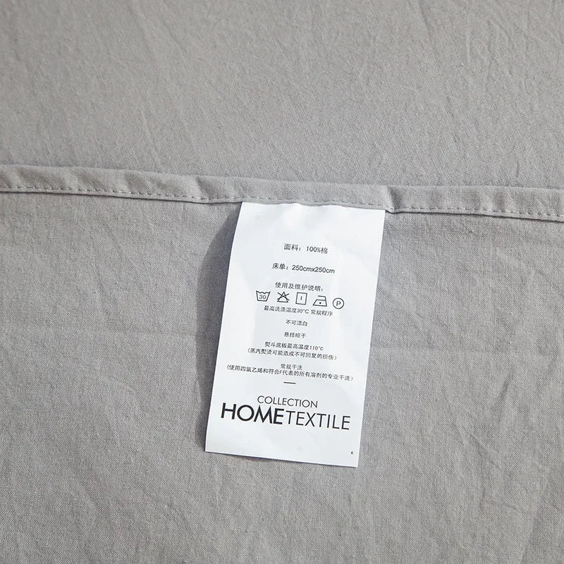 Pure Cotton Flat Bed Sheet - detail view