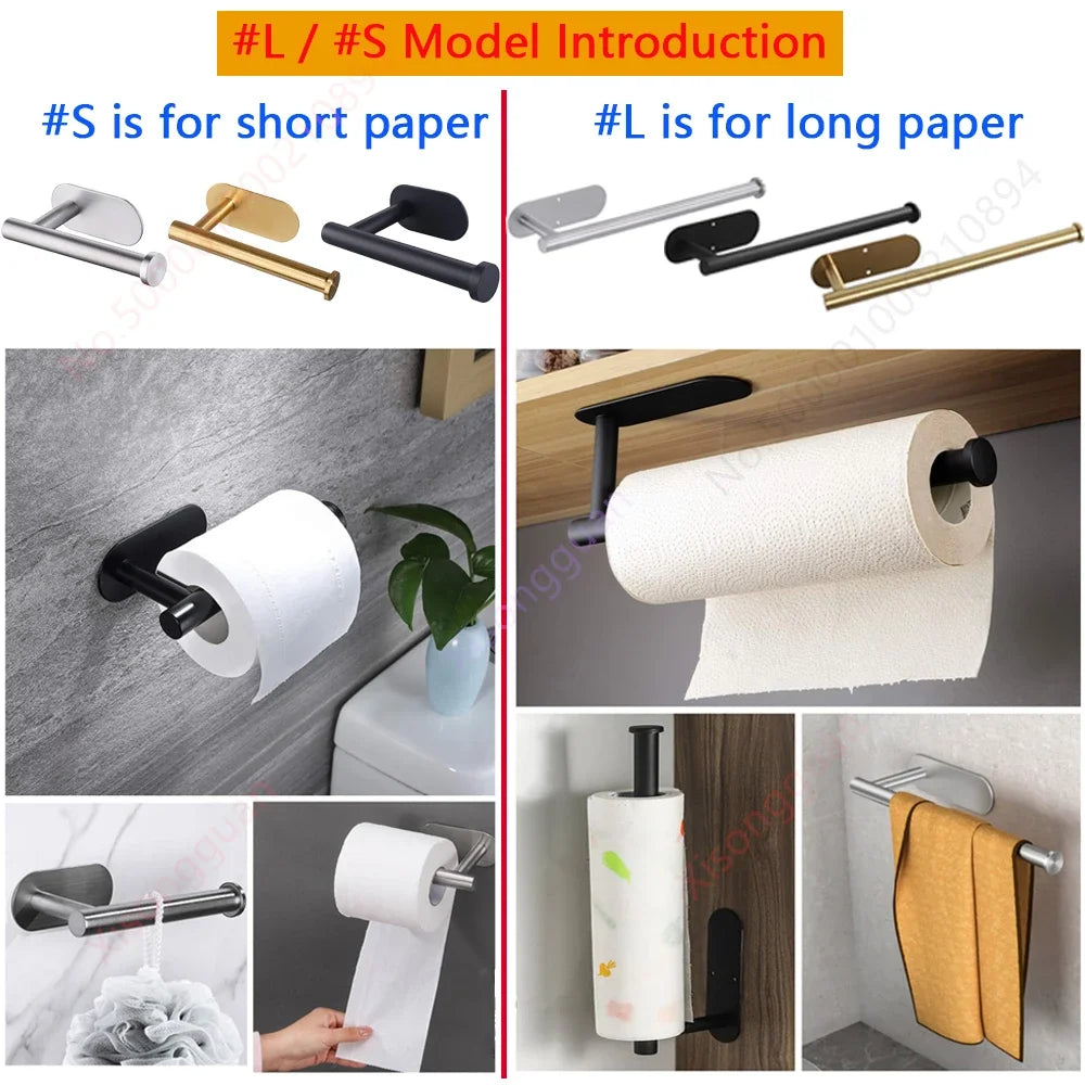 Adhesive Paper Towel Holder