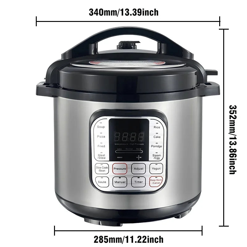 5L Electric Pressure Cooker Multicooker