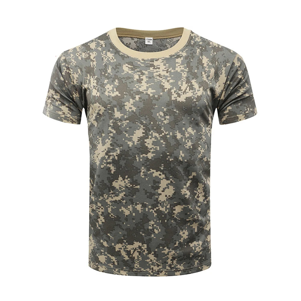 Men's Oversized Camouflage T-Shirt