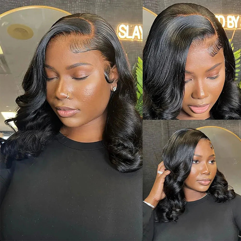 Brazilian Body Wave Bob Lace Front Wig