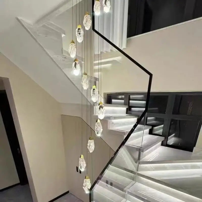 Meteorite Crystal LED Chandelier