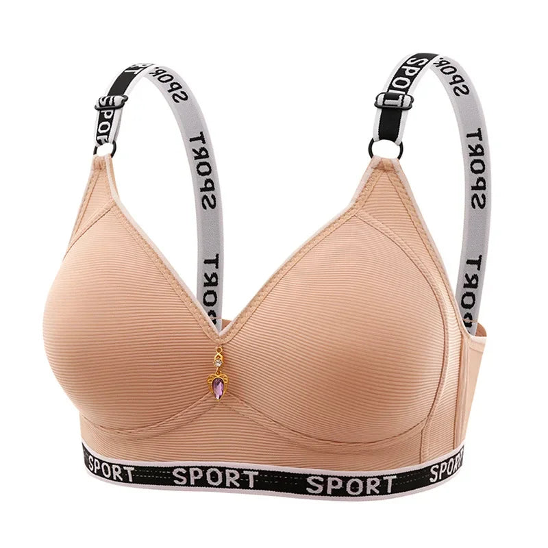 Wire-Free Supportive Back-Close Bra | Large Bust Support | No Underwire | 6 Colors