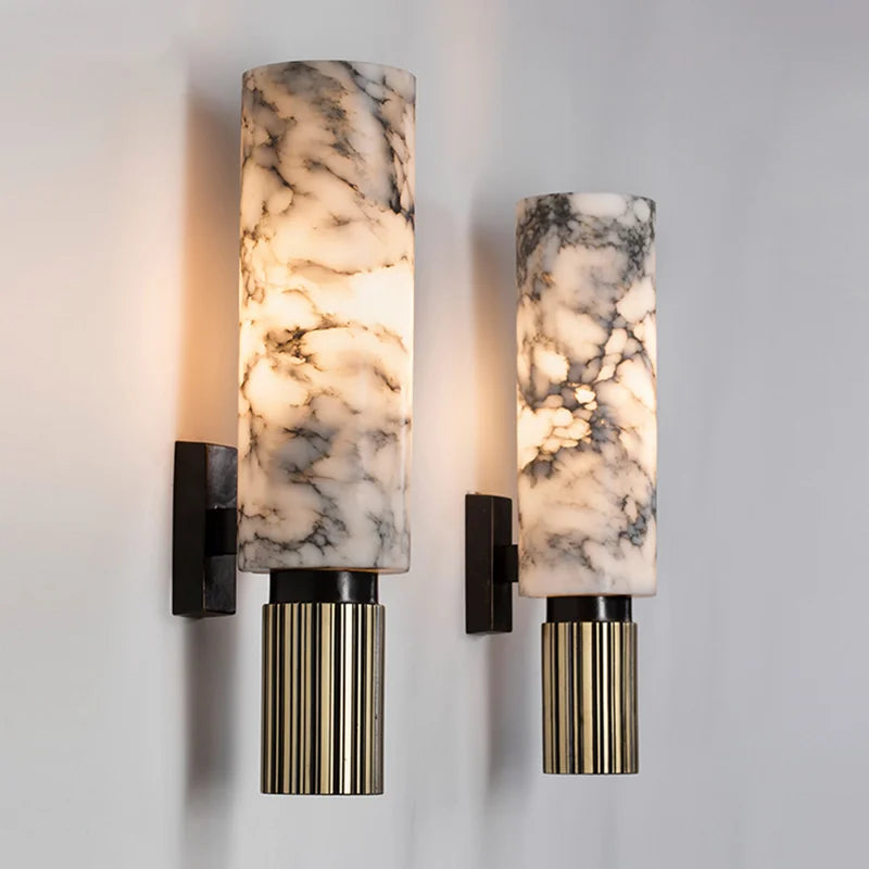 Natural Marble LED Wall Sconce