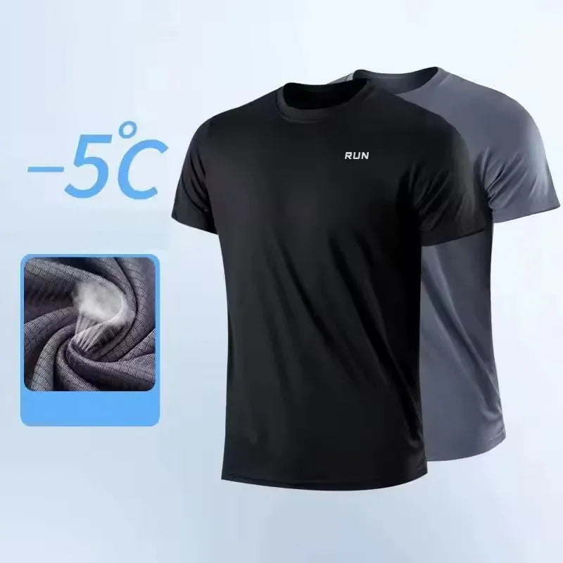 Men's Quick-Dry Fitness T-Shirt - detail view