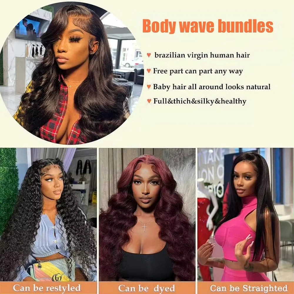 Body Wave Raw Human Hair Bundles