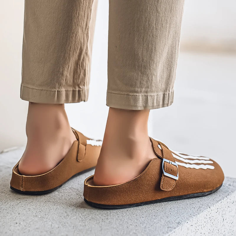 Men's Casual Half Slippers - detail view