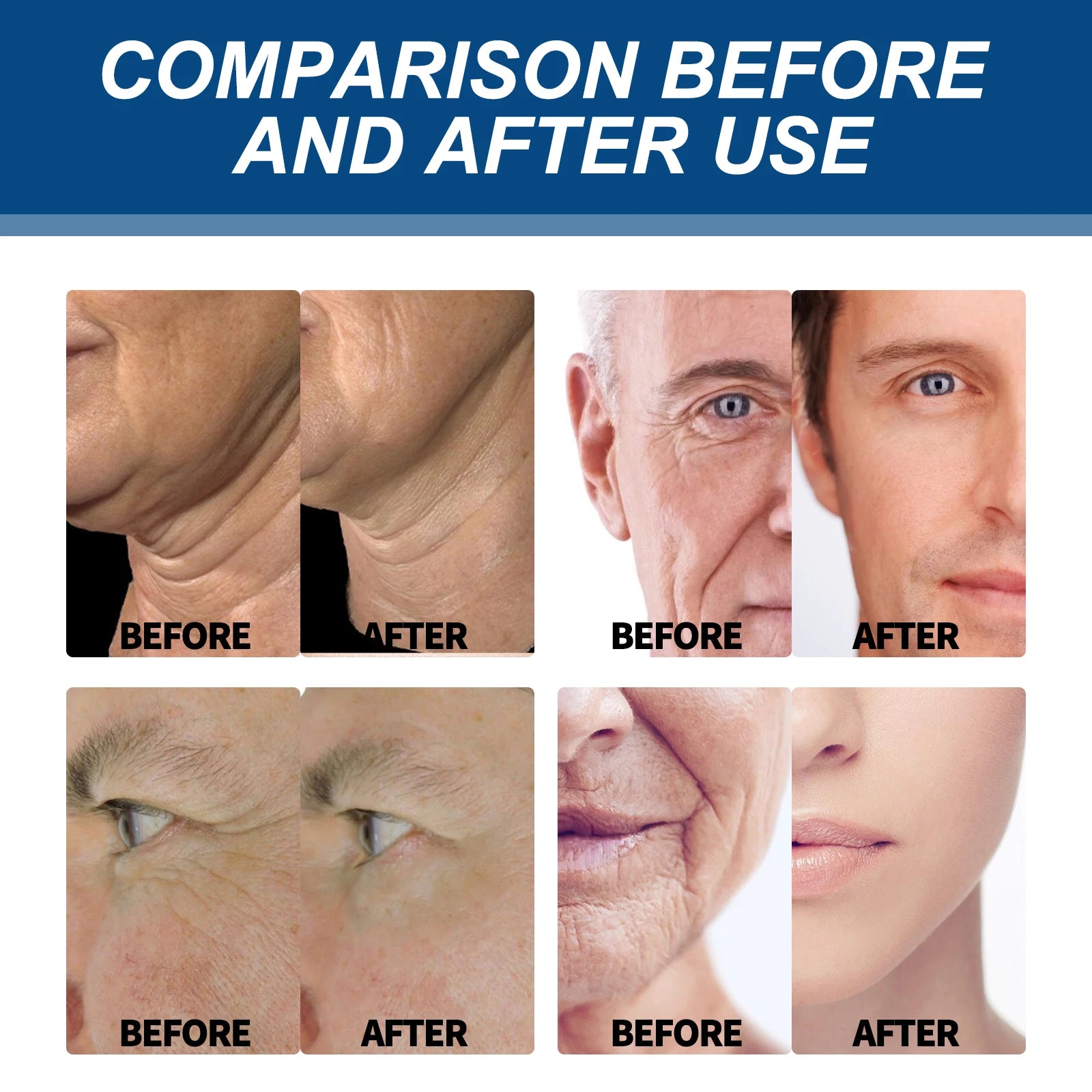 Men's Retinol Collagen Firming Moisturizing Cream Hyaluronic Acid Face Cream Anti-Wrinkle Aging Facial Skin Care Smoothing Hydrating Dry Skin Remedy Reduce Fine Lines Barrier Protection Serum