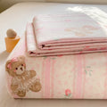 Cartoon Print Cotton Flat Sheet