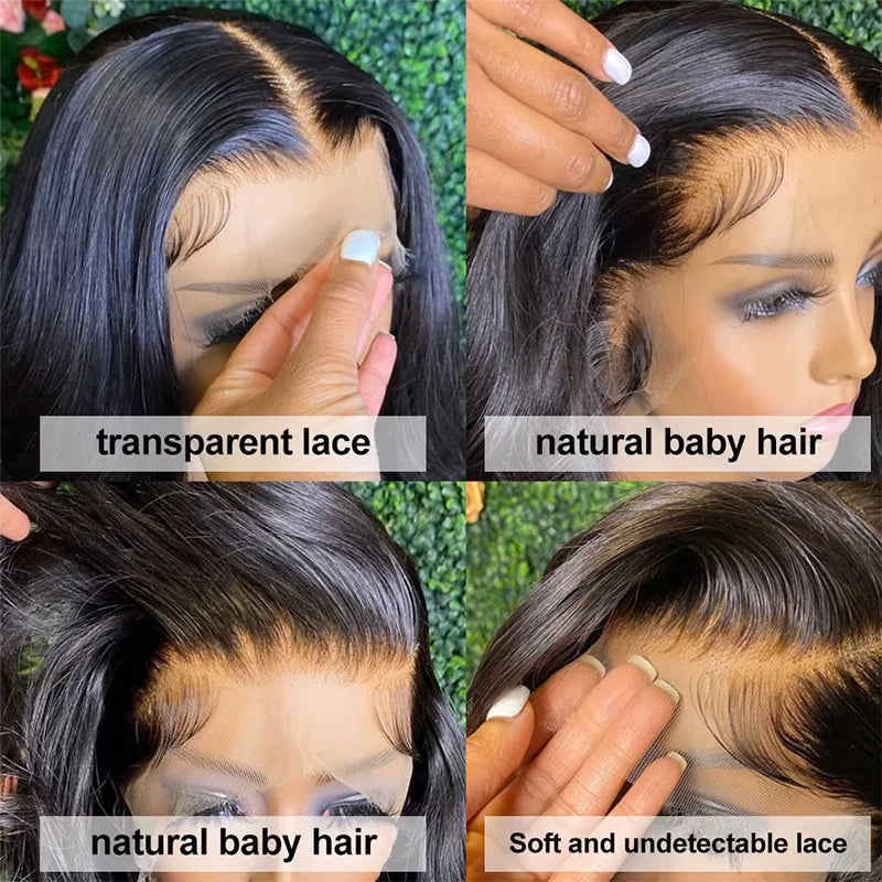 HD Lace Front Wig – Body Wave Brazilian Human Hair, 13x4 & 13x6, 16–40 Inches