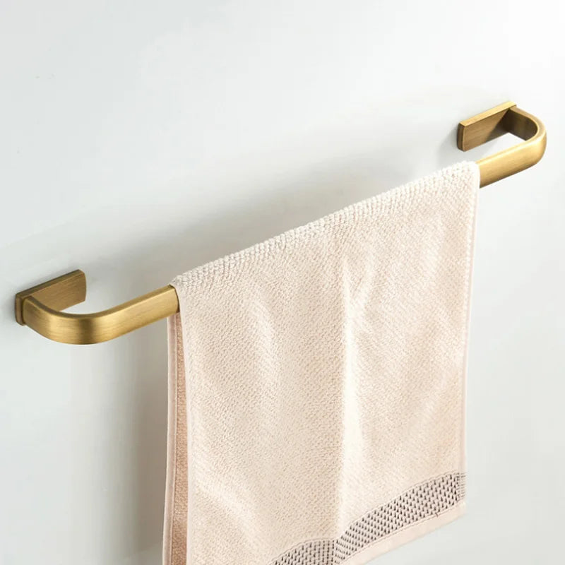 Antique Brass Bathroom Accessories Hardware Set Toilet Paper Roll Holder Bath Towel Rail Ring Wall Mounted Robe Coat Hook