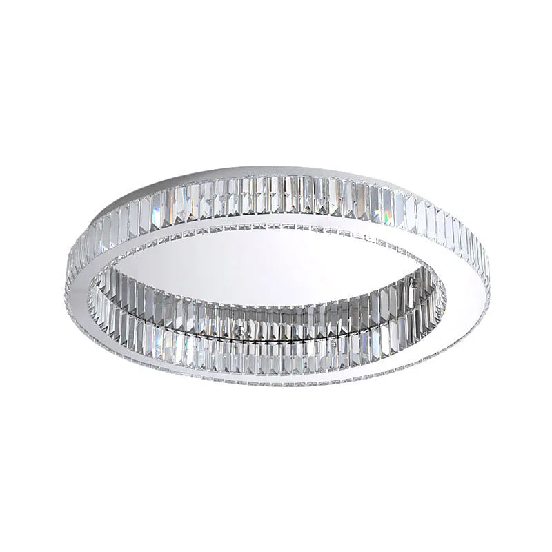 Round Crystal Ceiling Lamp, Luxury