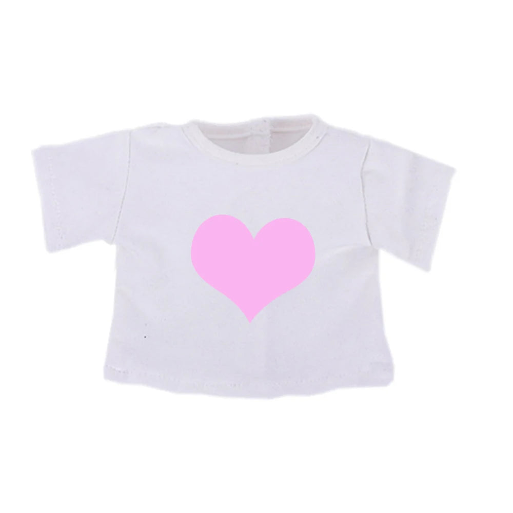 Doll T-Shirt Clothes for 16-18 Inch Dolls