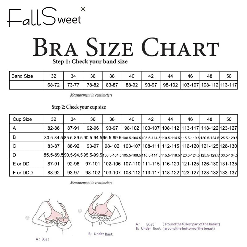 5-Piece Front-Closure Plus Size Bra Set