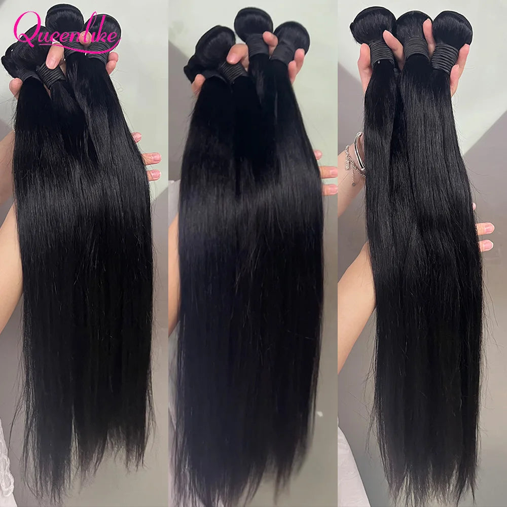30-Inch Brazilian Raw Human Hair Bundles