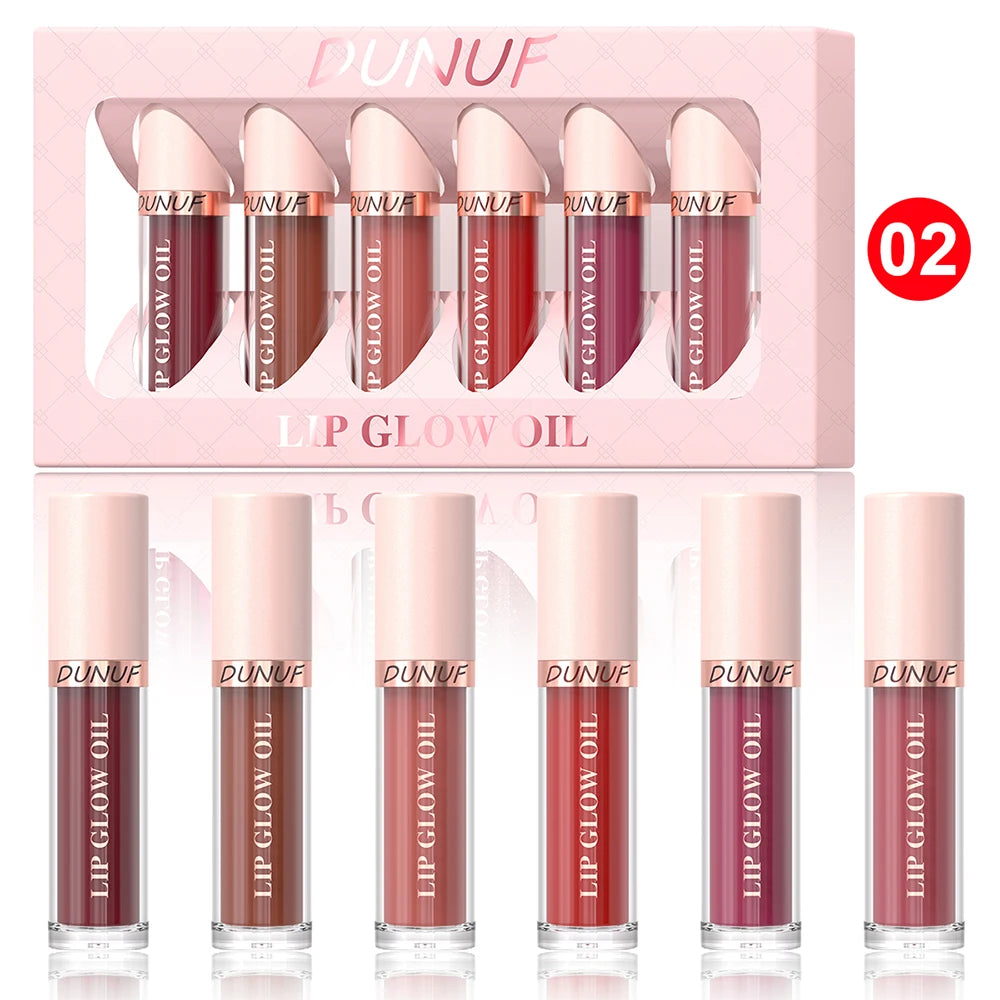 6-Piece Hydrating Lip Gloss Oil Set