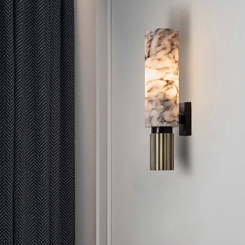 Natural Marble LED Wall Sconce