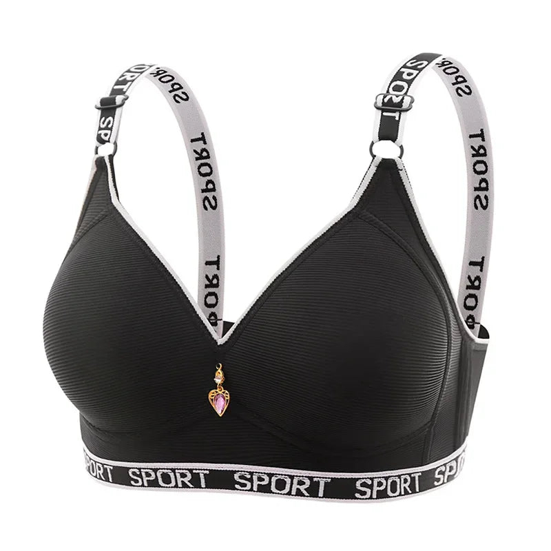 Wire-Free Supportive Back-Close Bra | Large Bust Support | No Underwire | 6 Colors