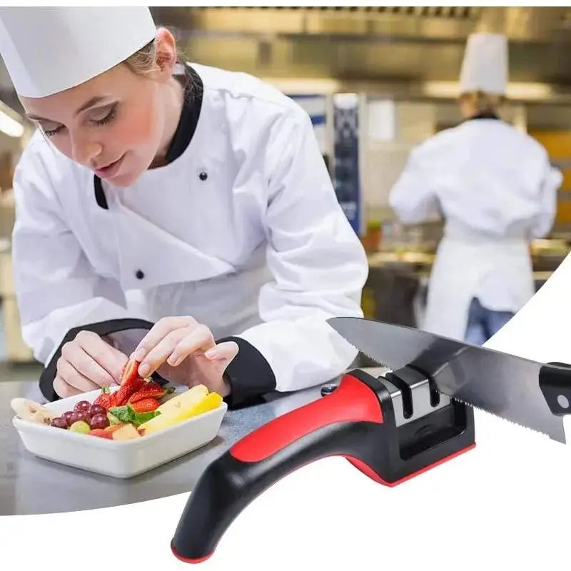 3-Segment Ceramic Knife Sharpener - alternate view