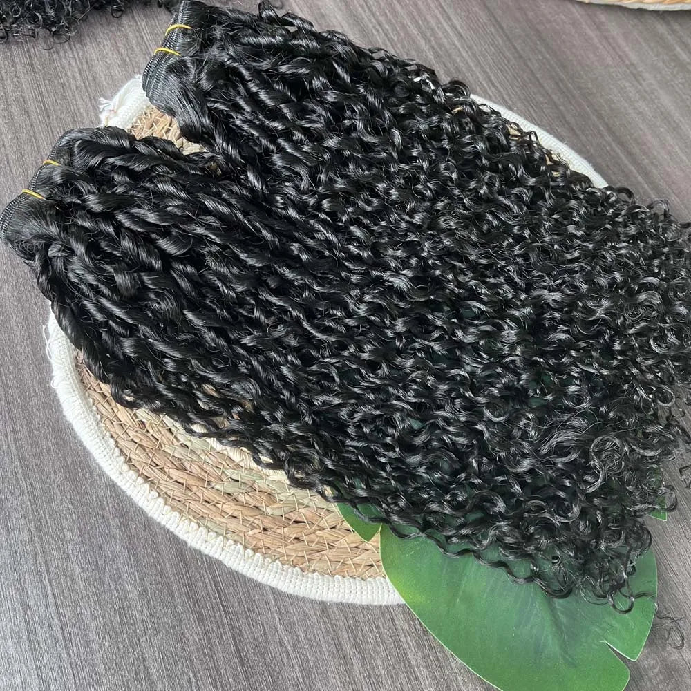 Pixie Afro Curly Human Hair Bundles