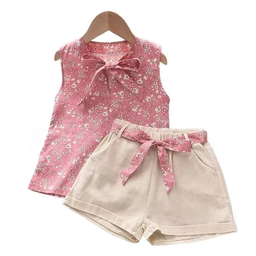 Baby Girls' Vest & Shorts Set