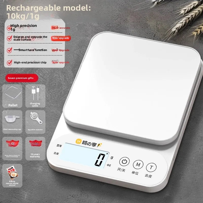 Kitchen Scale Electronic Scale Household Small Precision Electronic Weighing High Precision Food Scale Baking Gram Weighing