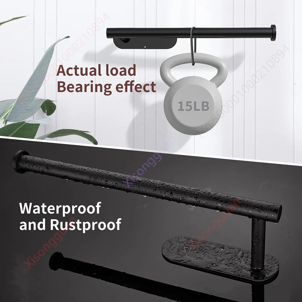 Adhesive Paper Towel Holder - detail view