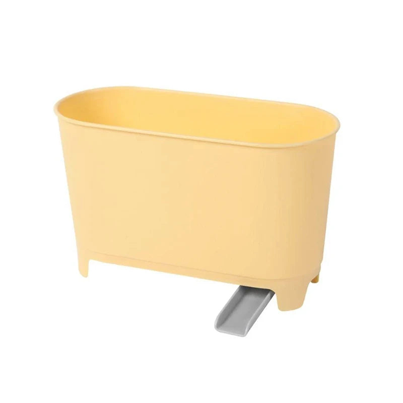 Kitchen Waste Bin Drainable Trash Can Countertop Sink Garbage Cans Home Kitchen Dry Wet Separation Rubbish Bin[Q]Q@
