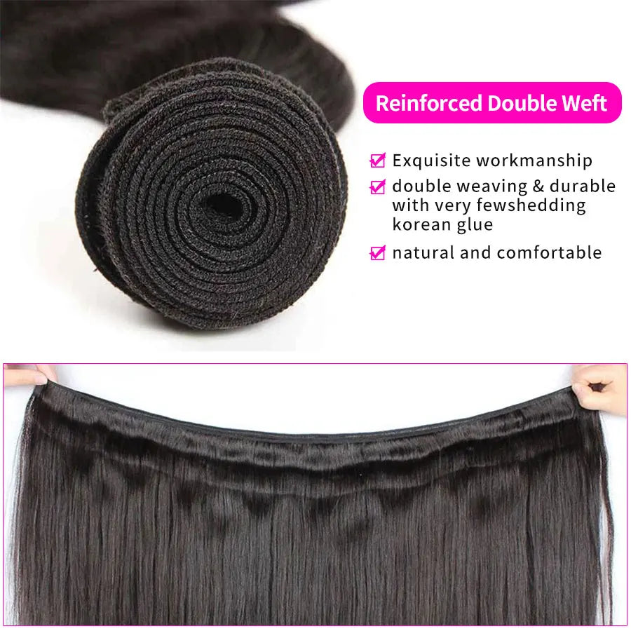 Silky Straight Human Hair Bundles