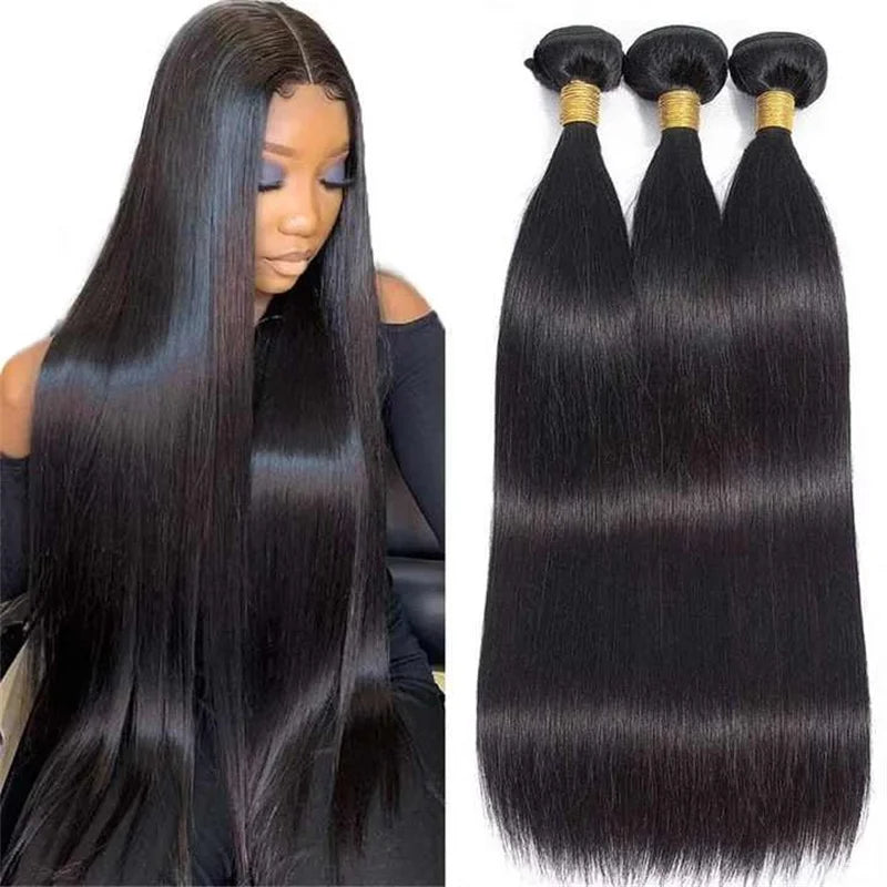 Silky Straight Human Hair Bundles