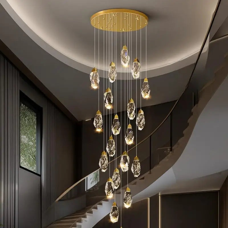 Meteorite Crystal LED Chandelier