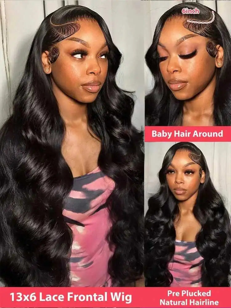 13x4/13x6 Wear & Go Glueless Wig – Body Wave Wet & Wavy Human Hair, 250% Density, up to 42"