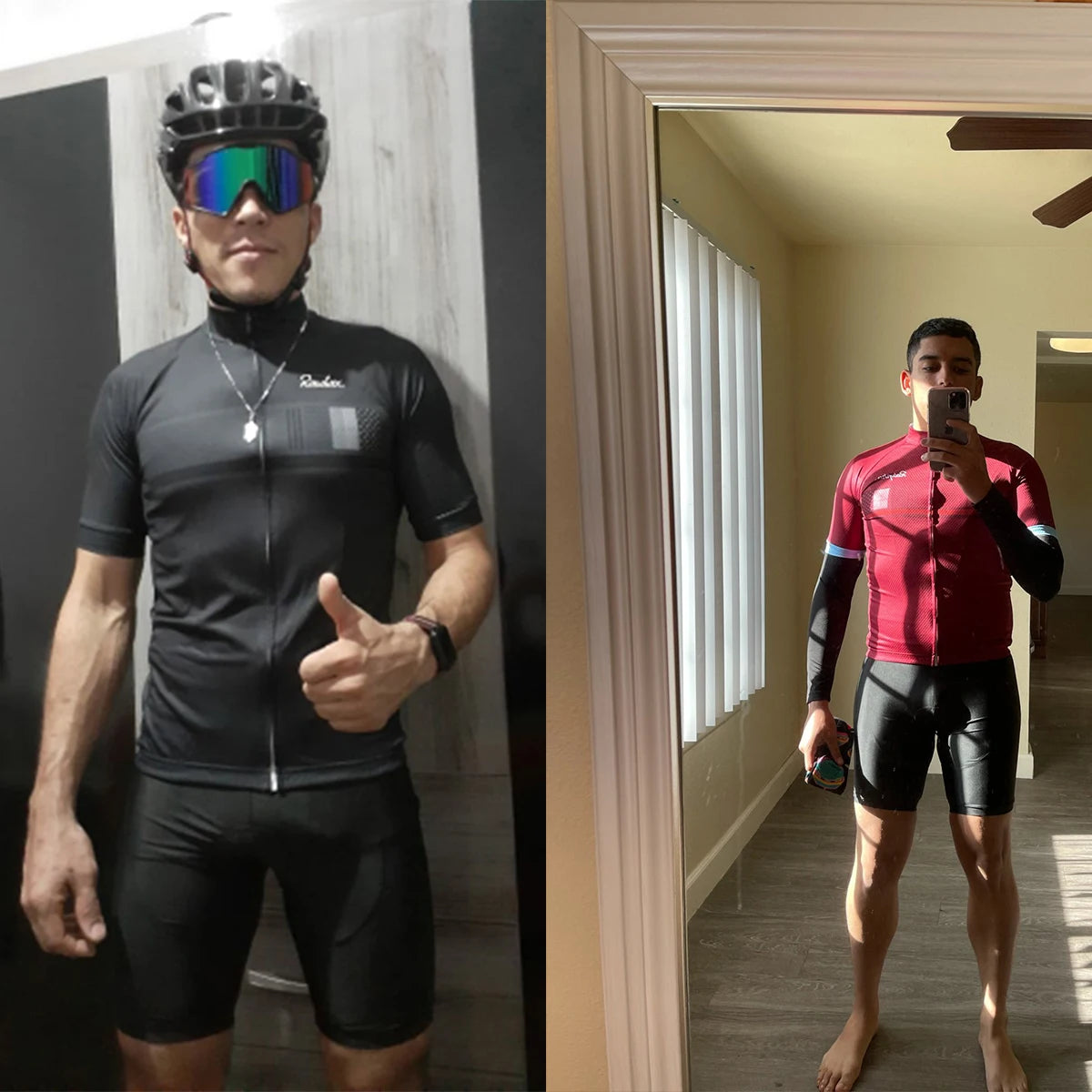 Men's Classic Black Cycling Jersey