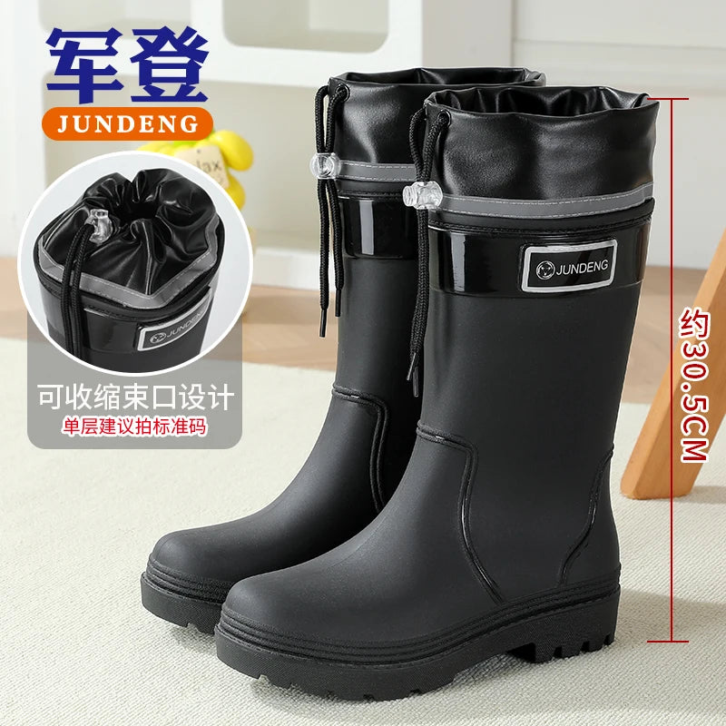 Women's Mid-Calf Waterproof Rain Boots