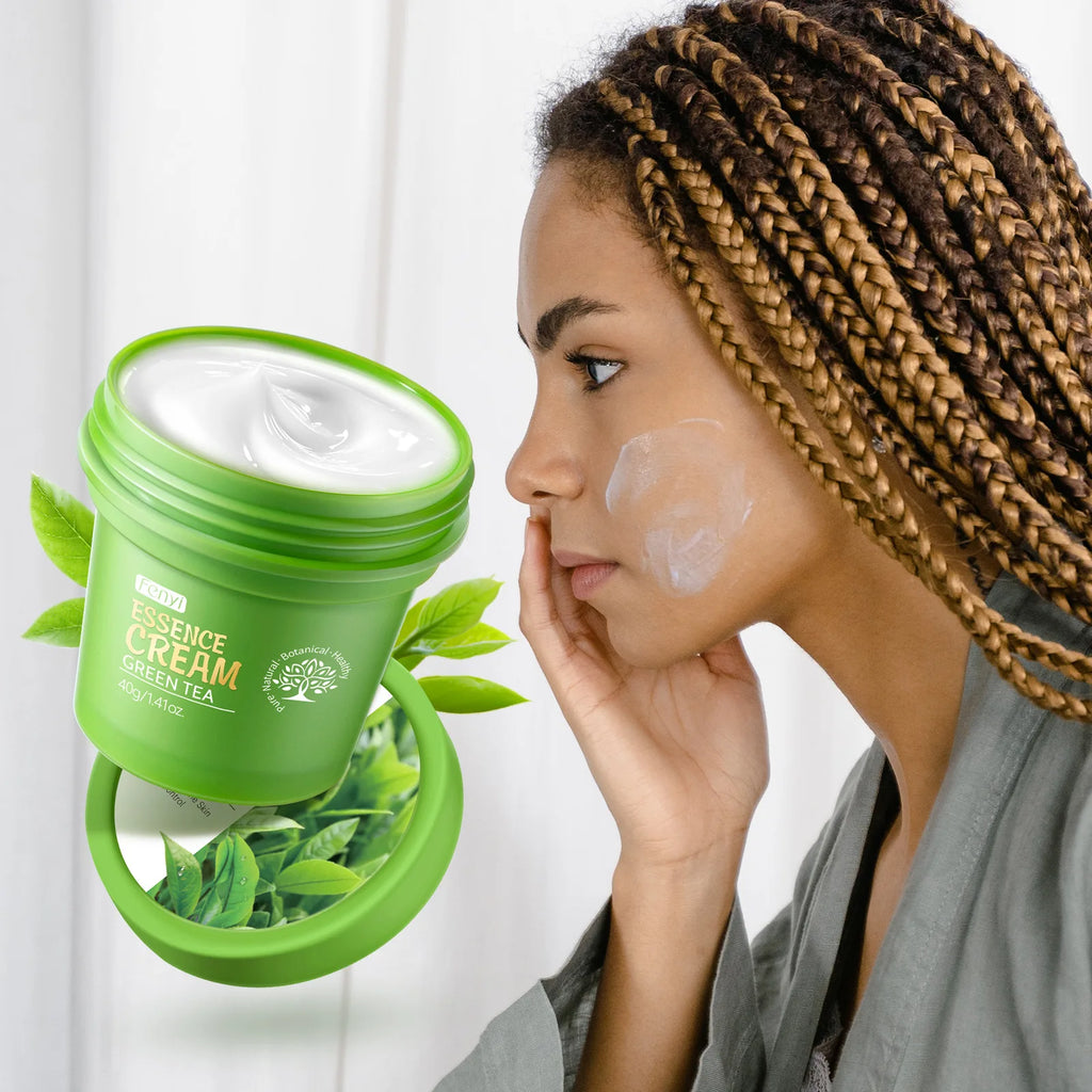 10-Piece Sakura & Green Tea Skincare Kit | Face Cream, Serum, Eye Cream & More
