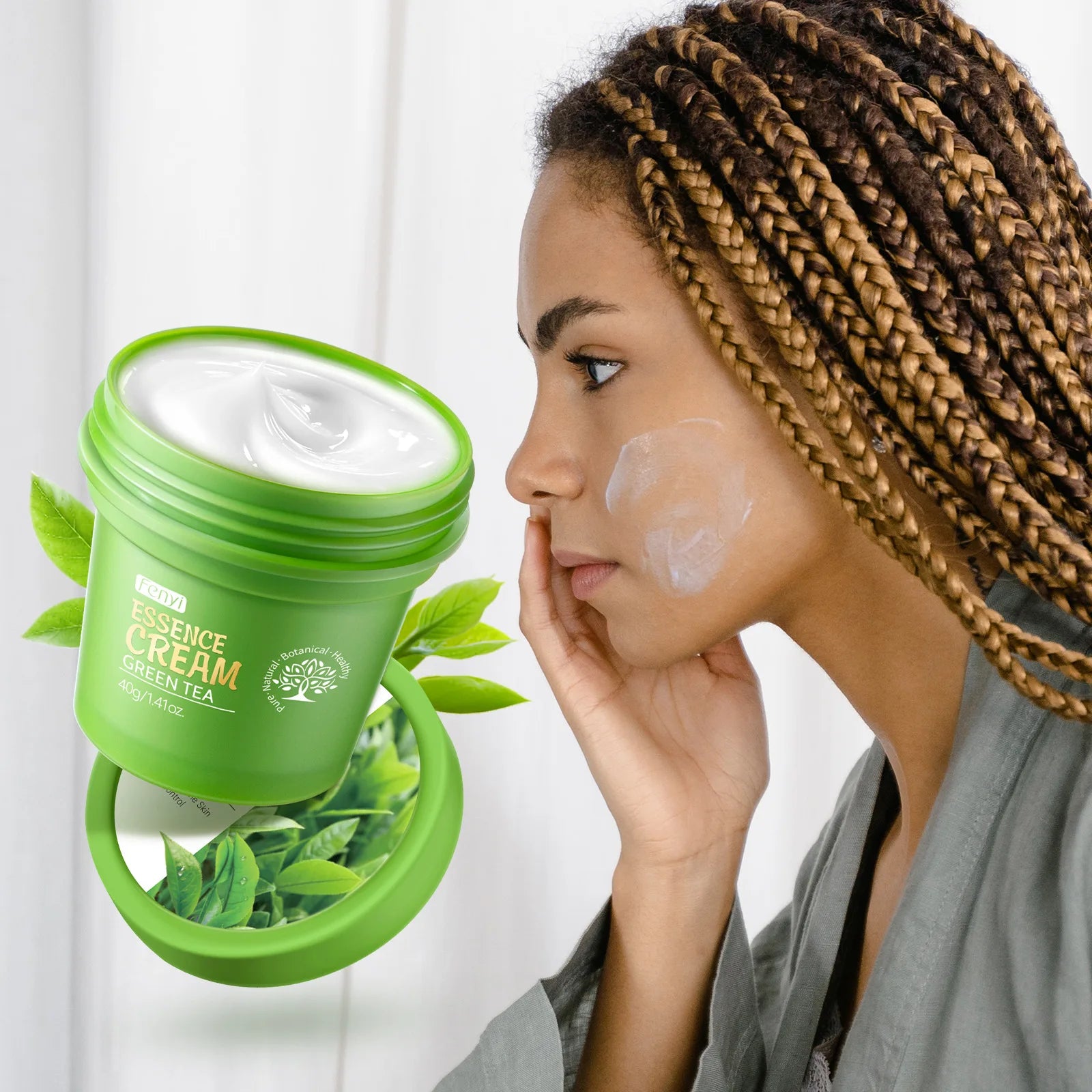 10-Piece Sakura & Green Tea Skincare Kit | Face Cream, Serum, Eye Cream & More