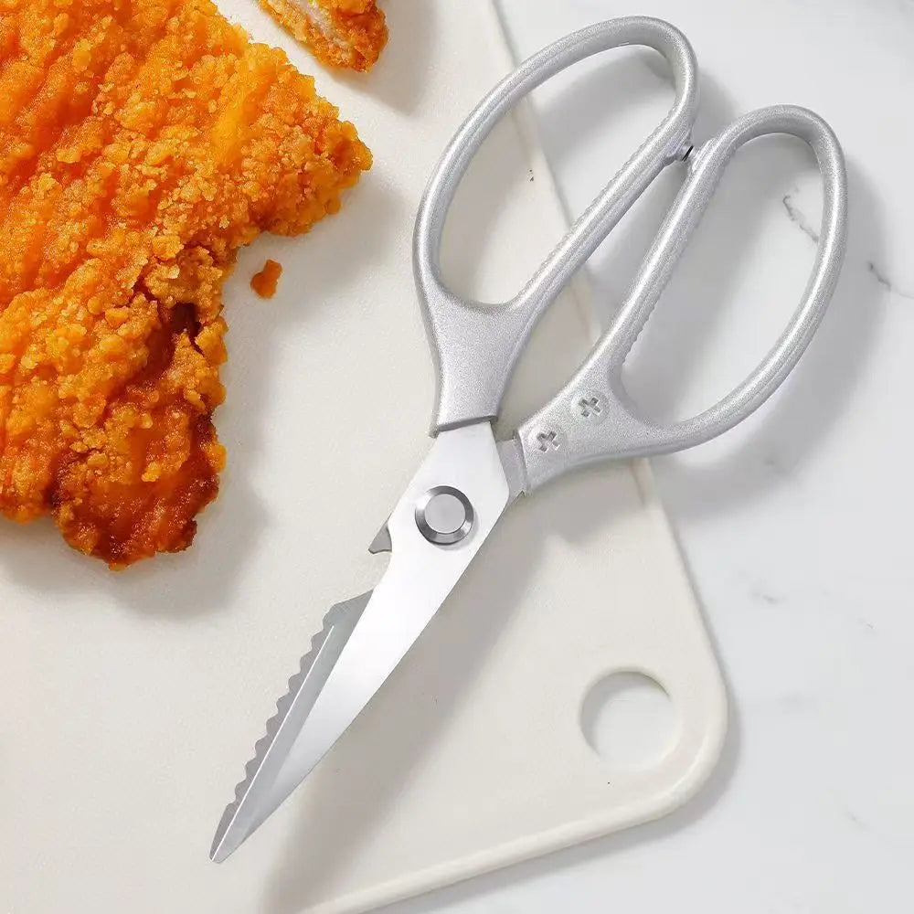 Kitchen Stainless Steel Kitchen Scissors - Suitable For Home Use For Cutting Chicken Bones Meat And Fish - Large Scissors