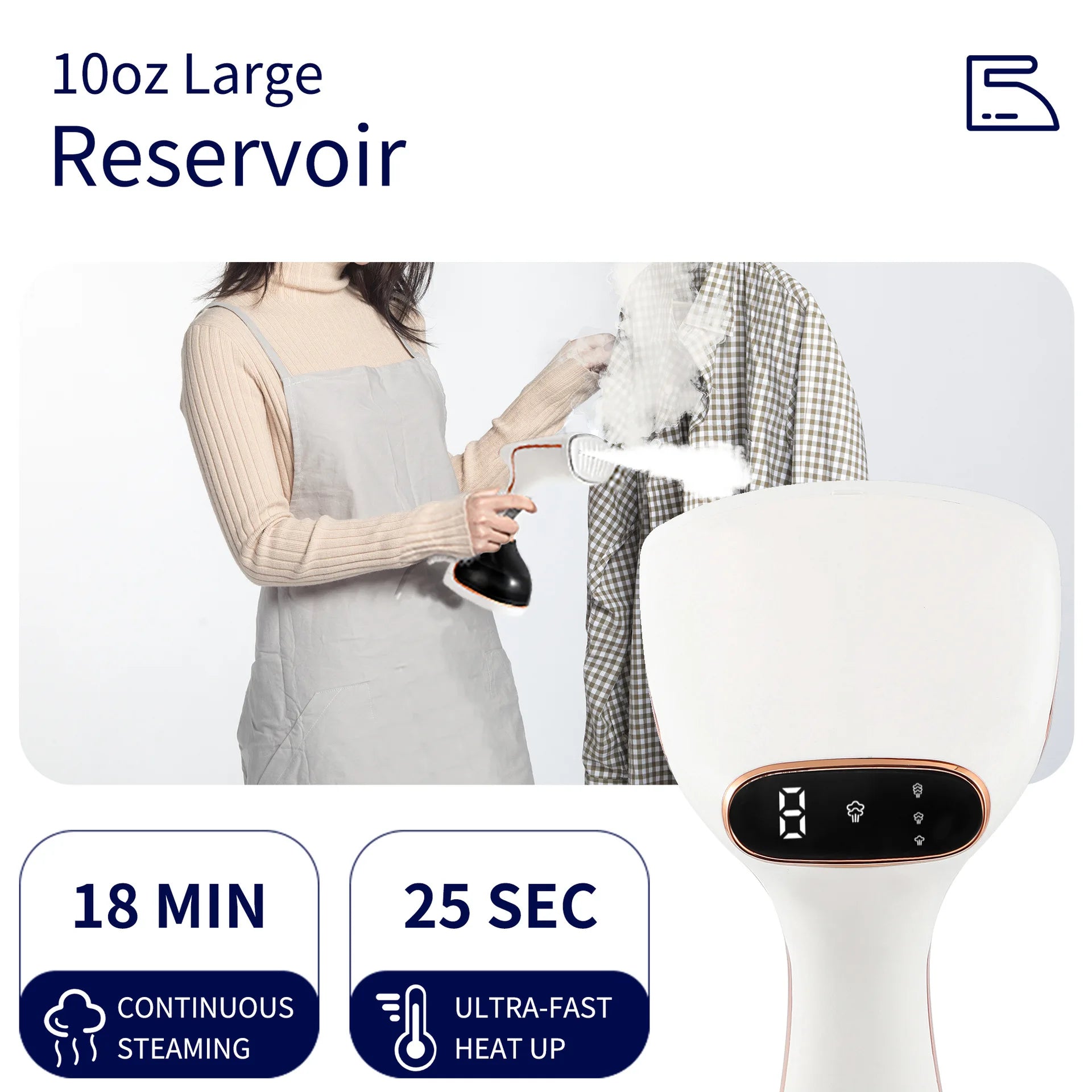 1800W Handheld Steam Hanging Iron - alternate view