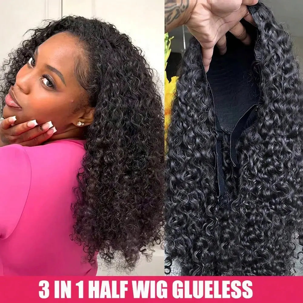 Jerry Curly Headband Wig