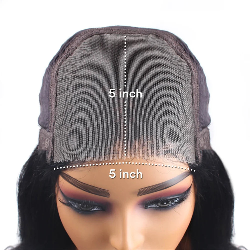 Wear & Go Glueless Wig – Deep Wave Human Hair, Pre-Cut Lace, Ready to Wear
