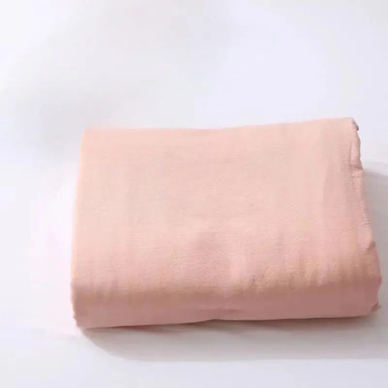 Washed Cotton Plaid Fabric by the Meter