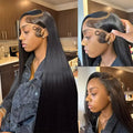 Bone Straight Lace Front Wig, Malaysian Human Hair