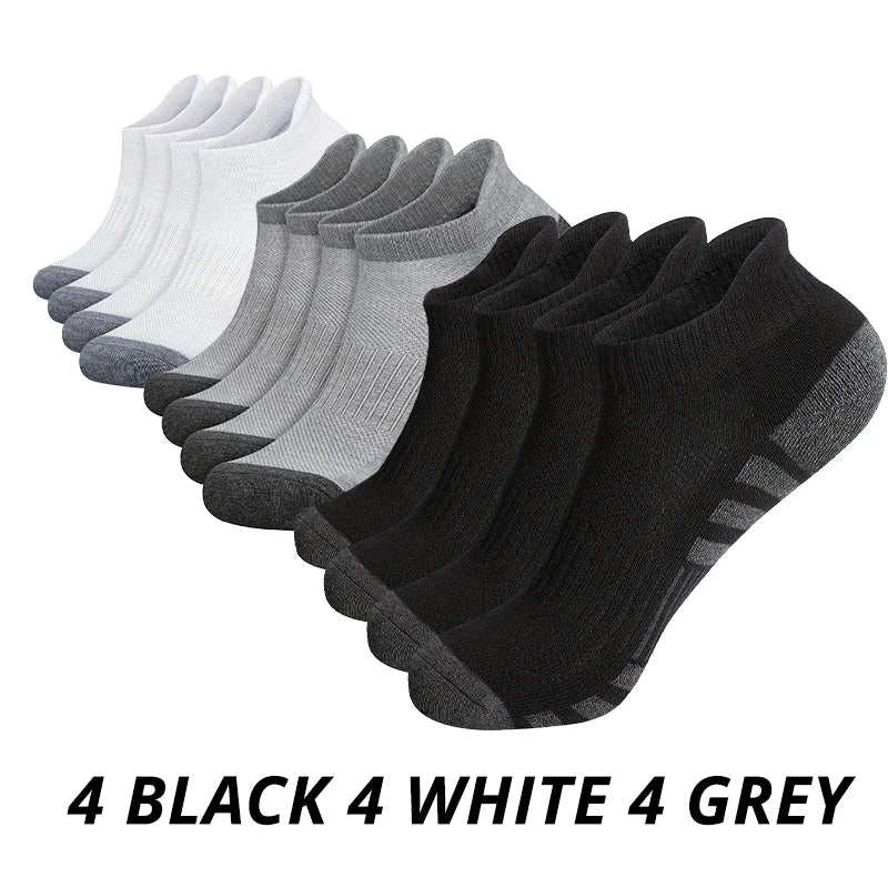 Men's Breathable Mesh Low-Cut Socks (12-Pack)