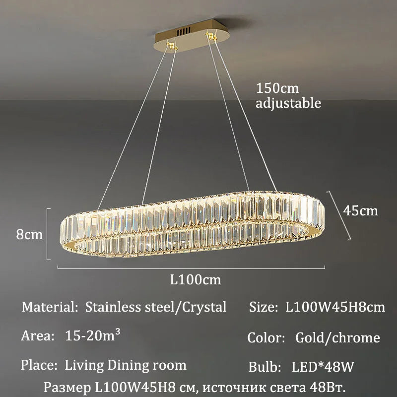 Luxury Crystal Pendant Chandelier