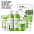 10-Piece Sakura & Green Tea Skincare Kit | Face Cream, Serum, Eye Cream & More