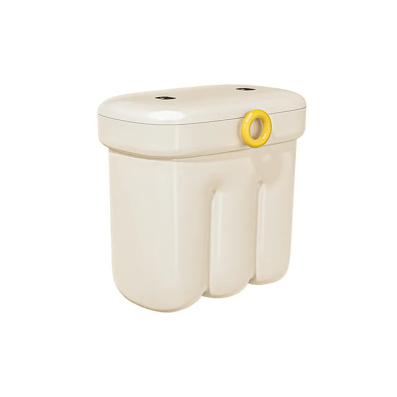 Kitchen garbage bin, household with lid, wall mounted garbage bin, no bending, large capacity, bathroom, hanging garbage bin