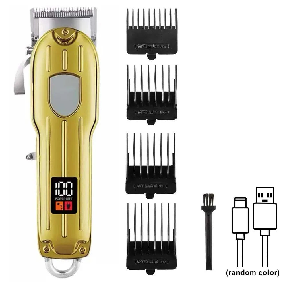 Rechargeable Hair Clipper & Trimmer Kit
